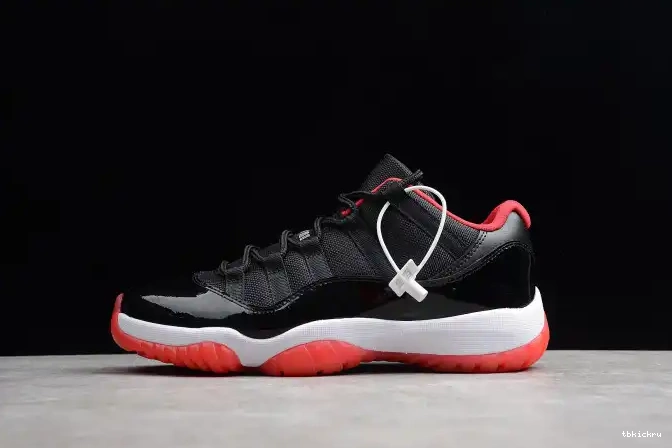 TBK Red Low 11 mens 528895-012 Air Retro Black  Jordan "Bred" 0518